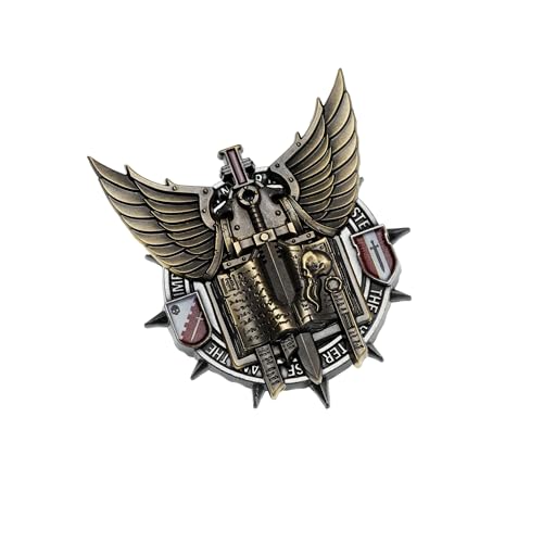 Image of Starforged Warhammer 40K Imperium of Man Space Marines Pin Collection Merchandise Accessories Pin Badge