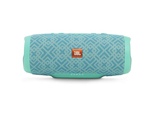 Image of JBL Charge 3 by Harman Portable Bluetooth Speaker with Upto 20 Hours Playtime, Built-in 6000 mAh Powerbank & IPX7 Waterproof (with Mic, Mosaic)