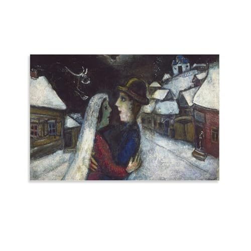 Marc Chagall affiche pour habiller un mur vide de chambre à coucher