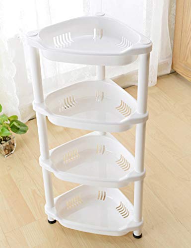Toallero de suelo con estantes para inodoro para un cuarto de baño despejado y limpio