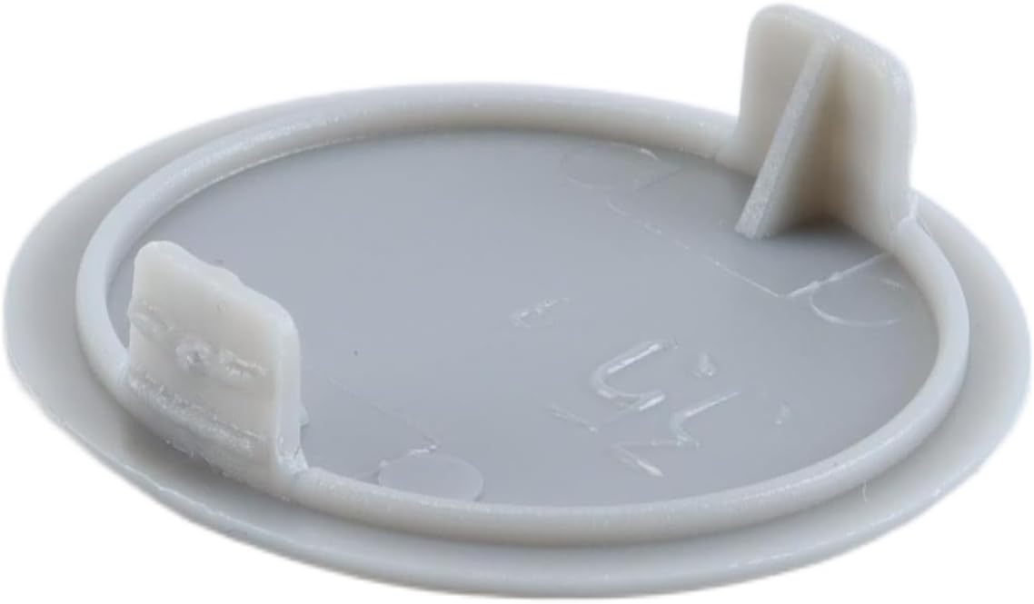 20 Pack 35mm Round Plastic Hole Cover Caps for Furniture Decorative Screw Cover Caps Grey Durable Clip On