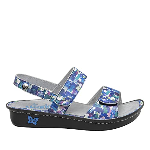 Alegria Womens Verona Welcome Back Blotter Leather Sandal 8-8.5 M Us #TOP1