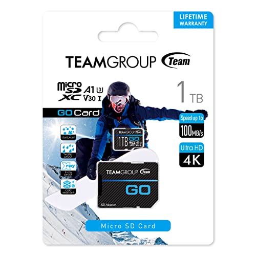 TEAMGROUP-GO-Card-1TB-x-2-Pack-Micro-SDXC-UHS-I-U3-V30-4K-RW-up-to-10090-MBs-for-GoPro-Action-Cameras-High-Speed-Flash-Memory-Card-for-Outdoor-Sports-4K-Shooting-Nintendo-Switch-TGUSDX1TU364