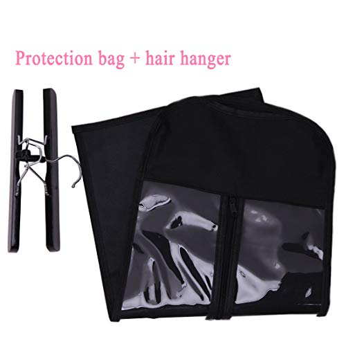 image for S-noilite Hair Extension Hanger with Storage Bag Carrier Case Portable