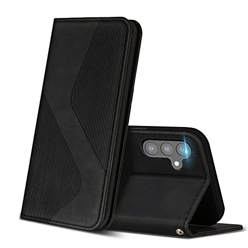 ZONNAVI Coque pour Samsung Galaxy S23 Plus, Premium Étui Housse en Cuir de Protection avec [Emplacements Cartes] [Magnetique], Clapet Folio Portefeuille pour Samsung S23 Plus (Noir)