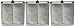 Penn Plax 12-Pack Cascade Filter Replacement Cartridges for 300 Hang-On Power Filters
