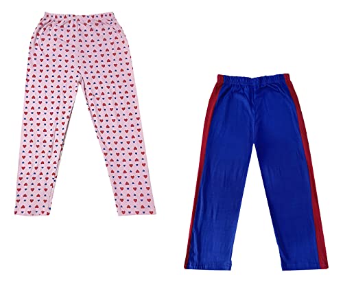 Image of indi weaves Boys and Girls Cotton Solid and Printed Pyjama /Pant /Trackpants