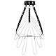 BDSMLOVE Harness Männer Leder,Sissy Dessous Männer Fetisch sexy Unterwäsche für Mann,Festival Outfit Gay Unterwäsche Herren erotische Dessus Reizwäsche für Sex Männer (weiße Kette)