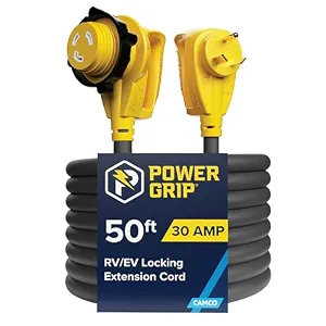 Camco Power Grip 50 ft 30 Amp Extension Cord