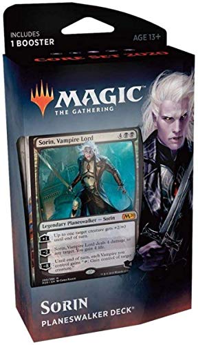 Magic The Gathering: MTG: Core Set 2020 Planeswalker Deck - Sorin w/Booster Pack (Black)