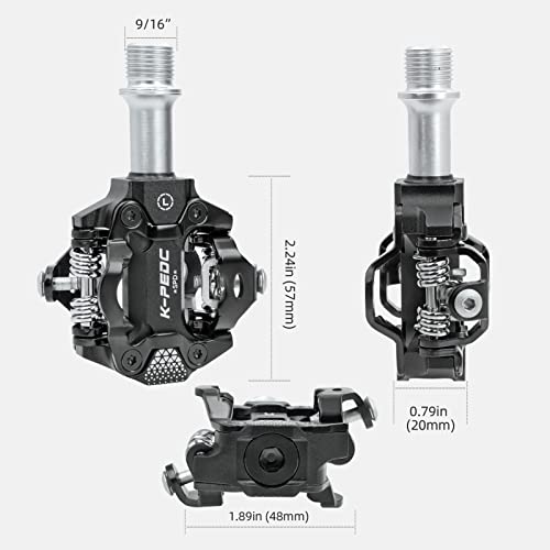 K PEDC Lightweight Clipless Pedals
