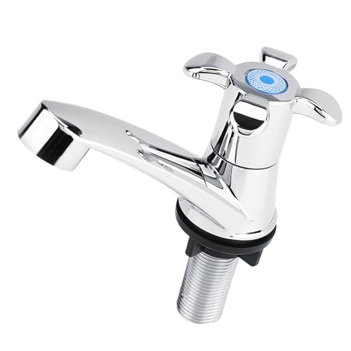 Wasserhahn, ABS-Kunststoff Einzelner Kaltwasserhahn Wasserhahn Badezimmer Waschbecken Küchenspüle Zubehör(#1)