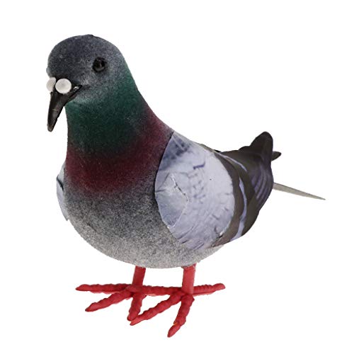 B Blesiya Realistische Taube Gefiederter Vogel, Kunstvogel Figuren