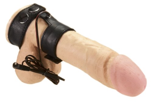 Rimba article pénis en cuir pour soirées de sexe électrique et rituels intimes