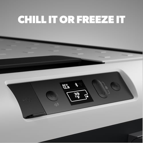 Dometic CFX3 35 Portable Refrigerator and Freezer - 36L - Powered by AC/DC or Solar Portable Refrigerator, Smokey Gray - Image 3