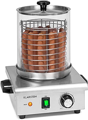 Elektrische Hot Dog machine worstkoker Bockworstwarmer Hotdog worstwarmer 350 W elektrisch roestvrij staal worstverwarmer verwarmer apparaat fabrikant commerciële cilinder verwarming voedselwarmer