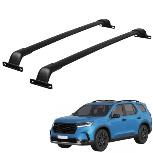 ALAVENTE Heavy Duty 220lbs Roof Rack Cross Bars fits for 2023 2024 2025 Honda Pilot Elite Sport Touring Trailsport(Except LX and EX-L) Adjustable Aluminum Crossbars for Roof Boxes Bags Kayak Bicycle