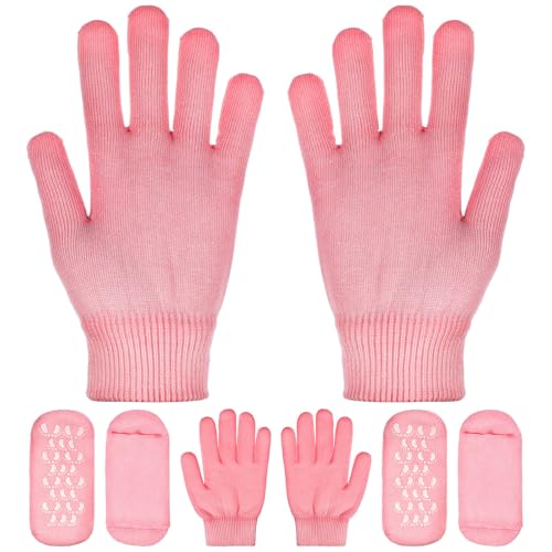 Chaussettes et moufles hydratants pour des soins réconfortants à domicile durant l'hiver