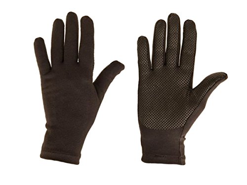 Foxgloves eGlove com tela sensível ao toque, Corvo preto, P