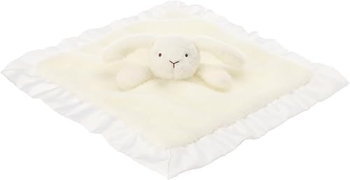 Miniatura 3 de Apricot Lamb Manta de seguridad suave de animales de peluche, conejo blanco, manta de personaje para guardería, manta de lujo para acurrucarse