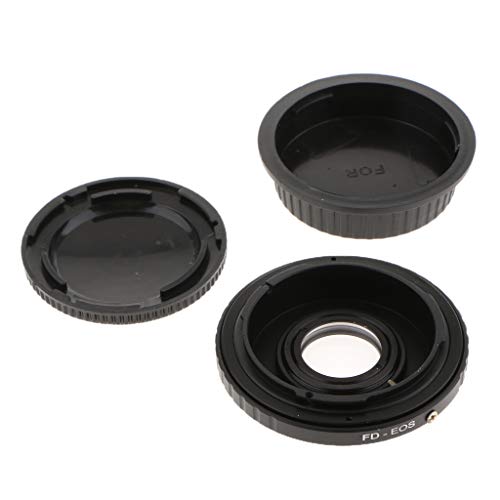 gazechimp Anel Adaptador De Lente FD-EOS Para Canon FD Lens Para EOS EF Mount Camera Com Vidro