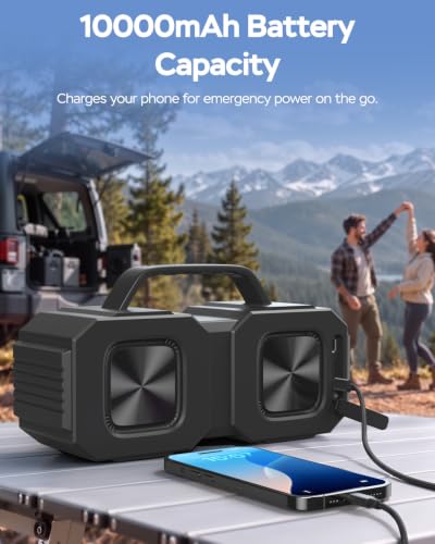 Bluetooth Speaker, Outdoor Portable Wireless Speaker 90W Peak, 35H Coupon - image 6