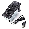 Gitaar Pickup EQ, Lage Batterij Indicator Akoestische Gitaar EQ 2.5mm Plug Kabel Gitaar EQ 7545R Elektrische Box Houten…