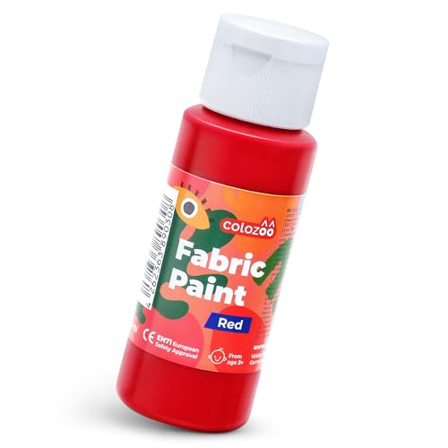 colozoo Peinture Textile Rouge 60ml