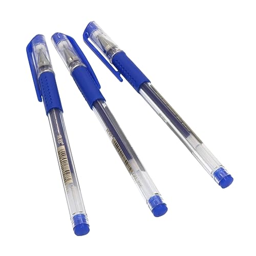 Set de 12 bolígrafos de gel Roller Ball 0.5mm azul miniatura 2
