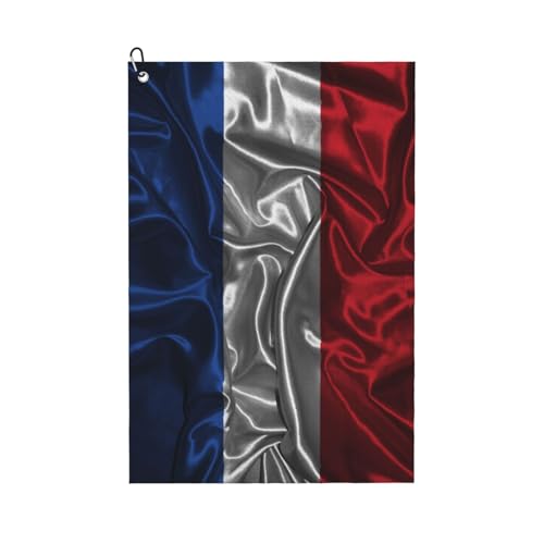 MCSVCH Netherlands Flag Golf Towel 24"x16" with Carabiner