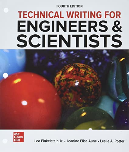 Loose Leaf Technical Writing for Engineers & Scientists