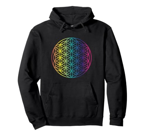 life flower of life mandala Sudadera con Capucha