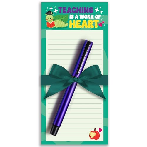 Bloc-notes pour enseignant avec stylo cadeau de fin d'année scolaire
