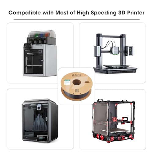 Image of eSUN Silk Mystic PLA Filament 1.75mm, Shiny Silk Three Color Co Extrusion 3D Printer Filament, 1KG (2.2 LBS) Spool 3D Printing Color Change Filament for 3D Printers,Red Black Gold