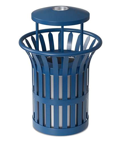 kaiwrxin Outdoor Trash Can - 60L Commercial Trash Can, Heavy