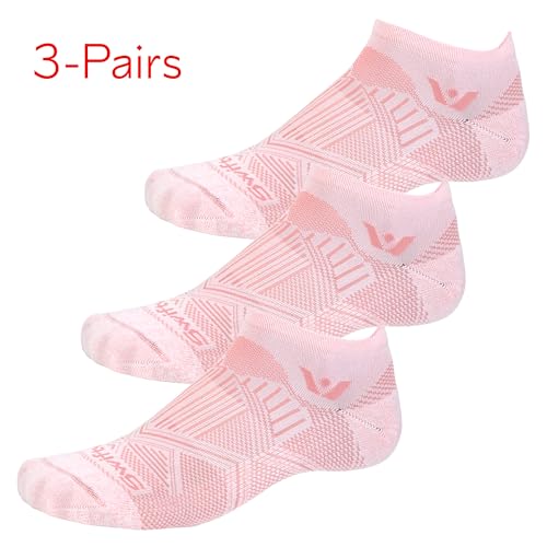 Image of Swiftwick- ASPIRE (3 Pairs) No-Show Running Socks, Cycling Socks, Compression Fit