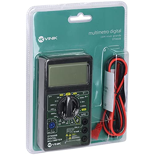 MULTÍMETRO DIGITAL COM VISOR GRANDE – DT860B - VINIK