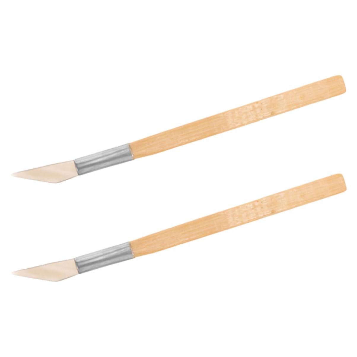 KONTONTY 2Pcs Jewelry Polishing Tools Handled Burnisher for Jewelry Smoothing and Finishing Durable Burnisher for Professional Use and Crafting Projects