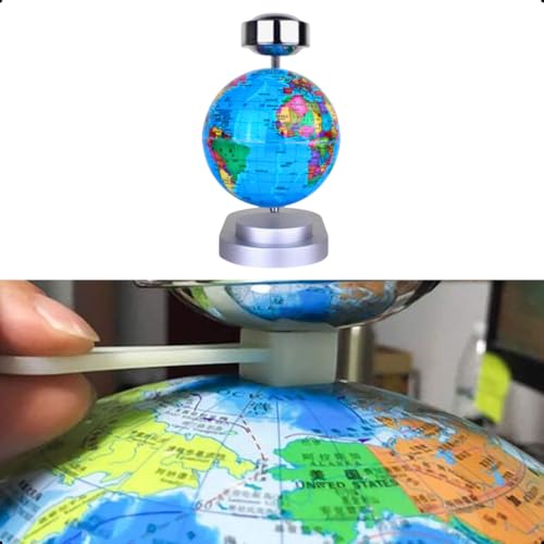 BolaAzul, Globo Terrestre Planeta Levitação Flutuante Magnetico Grande