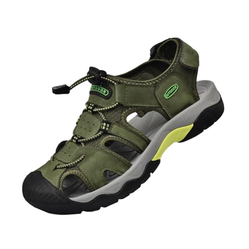 Summer breathable cowhide sandals for outdoor men sports and leisure Baotou beach shoes