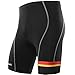 MEN'S CYCLING SHORT with 3D Pad - 8 Panel Anatomic, Color Block - Asymmetric Design (X-Large)