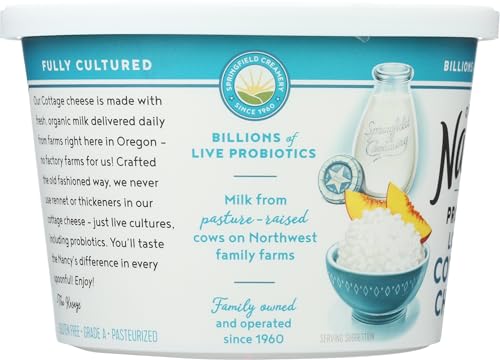 Nancy's Yogurt, Cottage Cheese Organic, 16 Ounce