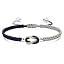 1 Navy & Silver Grey Infinity Knot