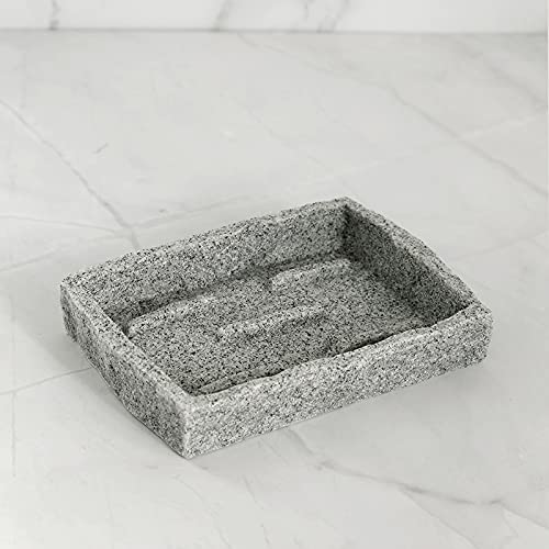Ensemble salle de bain 3 pièces gris, distributeur savon Zhanwang