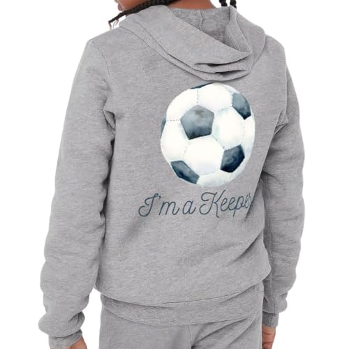 I'm a Keeper Kids' Full-Zip Hoodie - Soccer Player Gift Ideas - Soccer Player Apparel