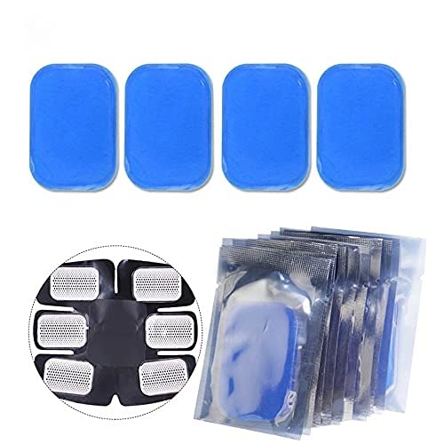 5 pair Muscle Stimulator Fitness Gel Stickers Body Massager Replacement Hydrogel Pads Abdomen Muscle Training Machine Gel Patch-image-31