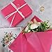BEISHIDA 100 Sheets Hot Pink Tissue Paper Bulk, Wrapping Tissue Paper for Gift Bags, 14 x 20 Inch Gift Wrap for Birthday Wedding Graduation DIY Crafts Holiday Flowers