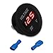 WATERWICH 12V 24V Volt Meter LED Digital Display DC Voltmeter Voltage Meter with Terminals for Car Automobiles Motorcycle Truck Boat Marine (12V-24V Red Voltmeter)