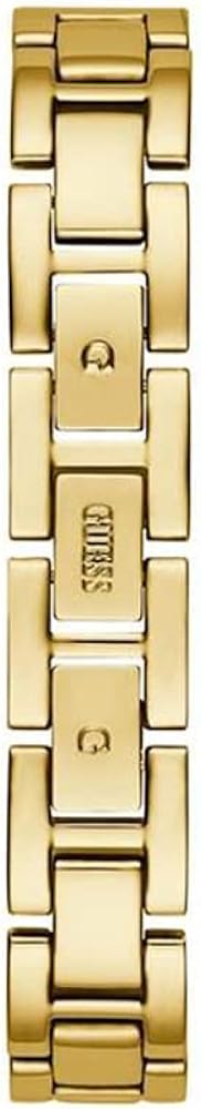 Miniatura 5 de GUESS Reloj para mujer de 1260in correa de tono dorado esfera champán caja dorada Tono dorado Correa
