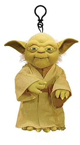 Zoofy International Star Wars 8" Zippered Plush Clip - Yoda